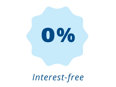 your loans are interest free