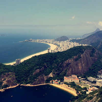 View of Rio de Janeiro from Sugarloaf Mountain, Brazil