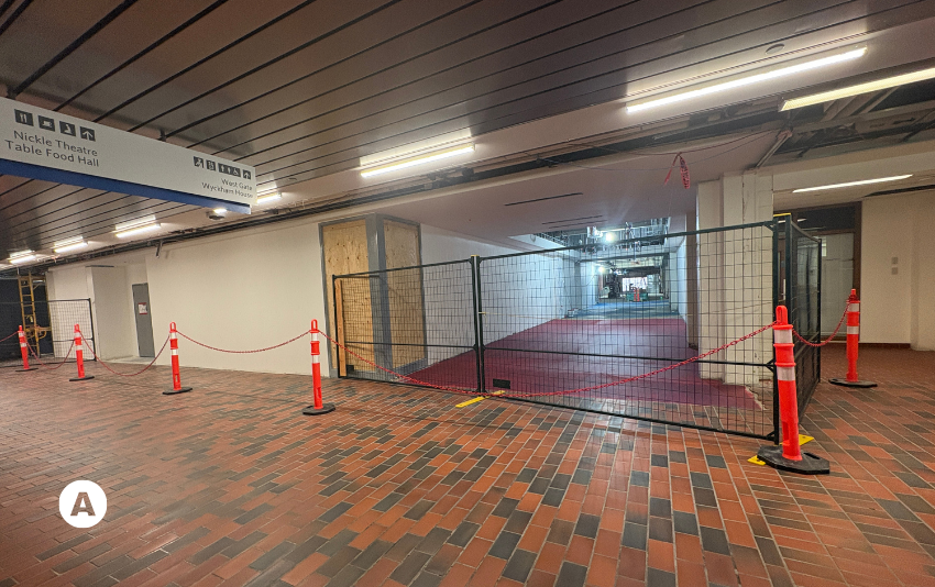 The junction of Main Street and the Avenue on Level 1. 