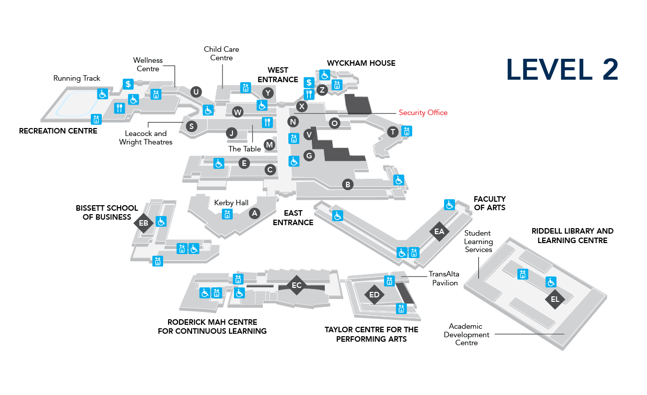 Mount Royal University Directions Campus Map | Mru