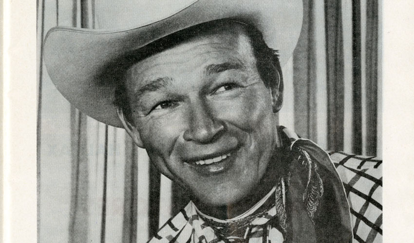 Roy Rogers, king of the cowboys.