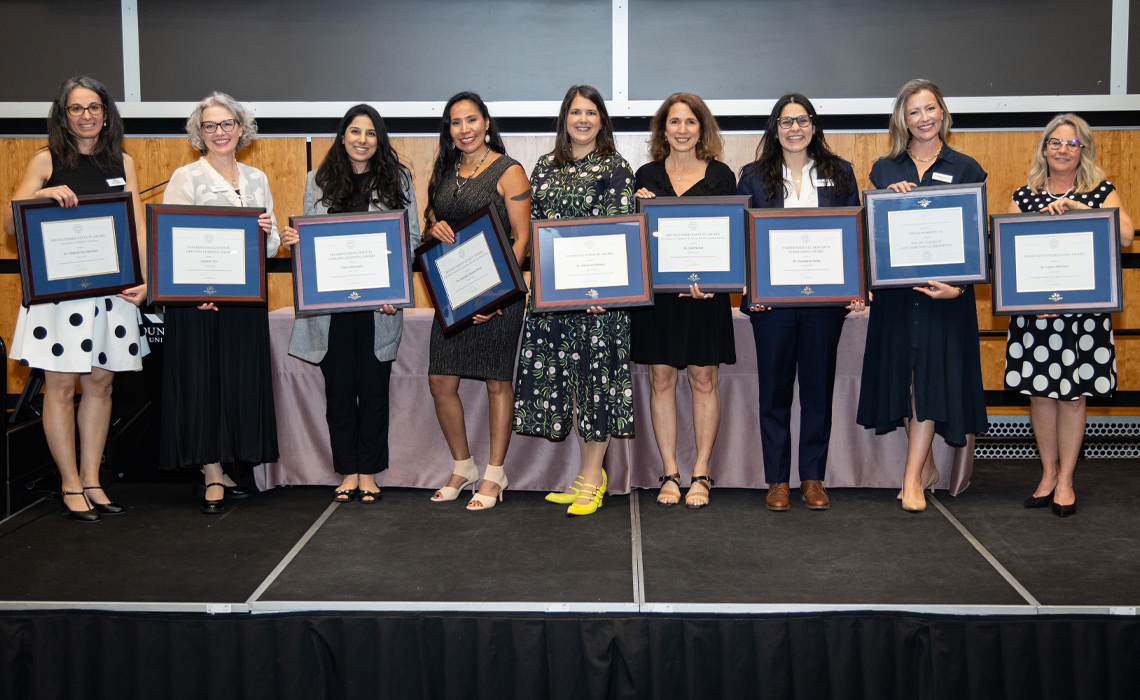2025 Faculty Excellence Award Recipients
