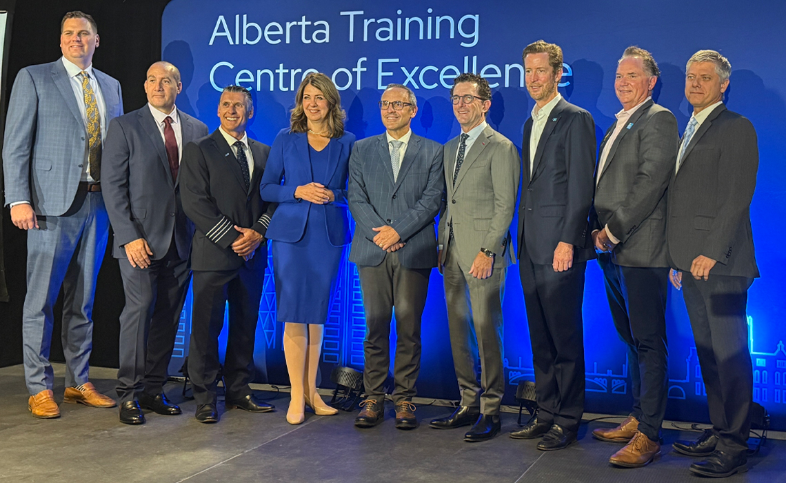 The Alberta Government is excited to help make the Alberta Training Centre of Excellence in aviation and aerospace a reality in Calgary.