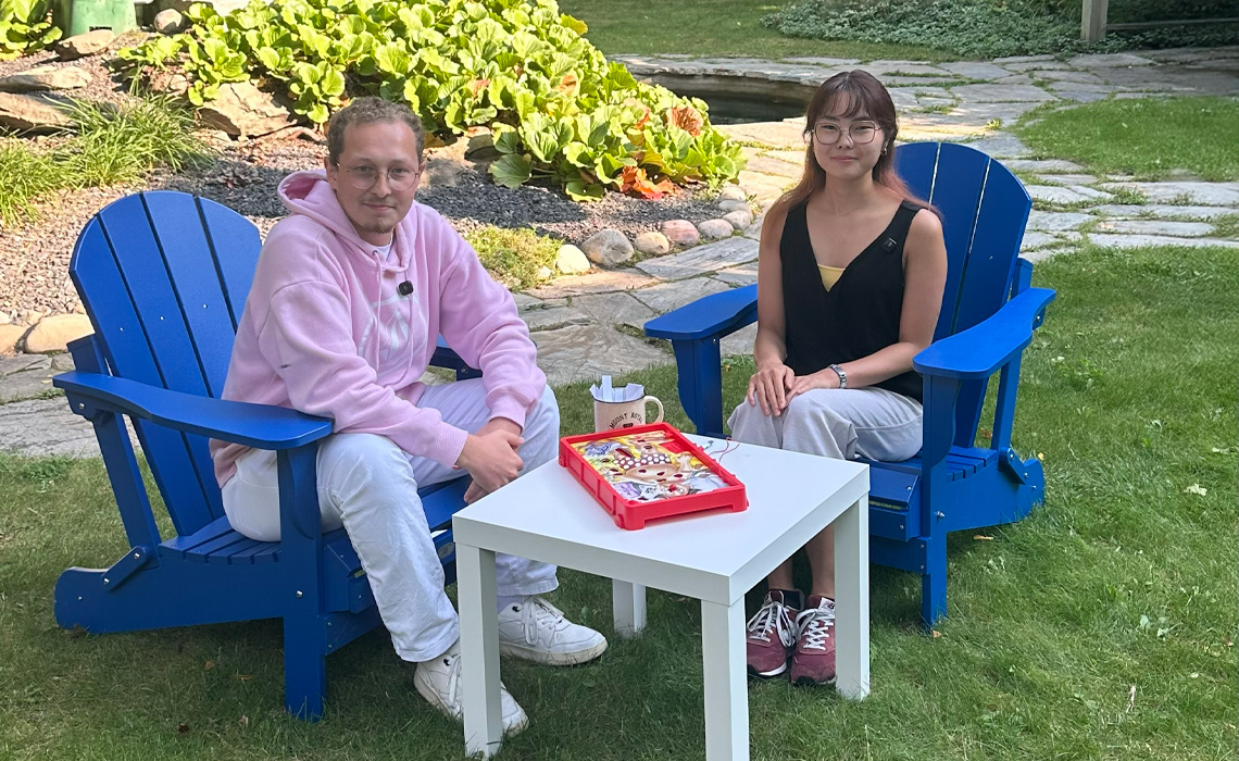 Rémi Barbini and Mizuki Oshita