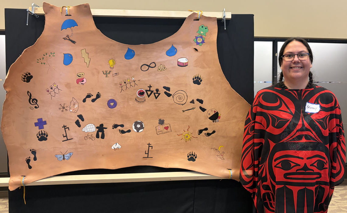 Brittany Ettagiak, a member of the Piikani Nation.