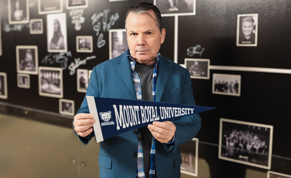 McCulloch backstage at the Bella Concert Hall ahead of his show.