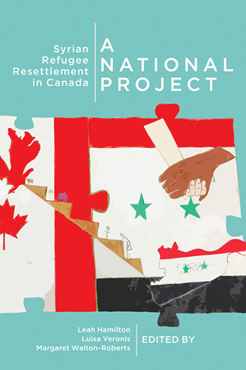 A National Project: Syrian Refugee Resettlement in Canada book cover.