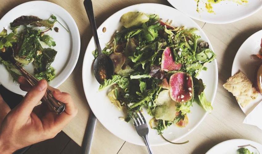 Photo of vegan and gluten-free meal.