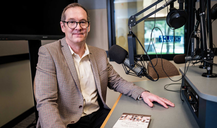 MRU Broadcast Media Studies associate professor Dr. Brad Clark, PhD.