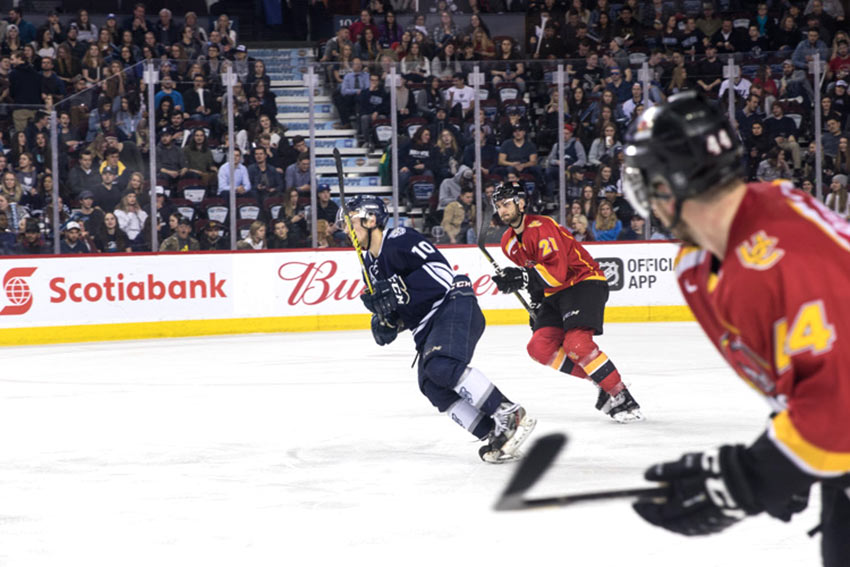 Crowchild Classic 2018 race for the puck