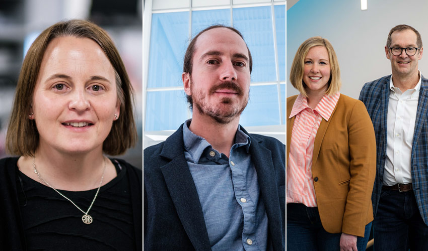 Dr. Gwen O’Sullivan, Dr. Michael Asmussen, Meg Wilcox and Brad Clark.