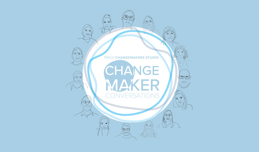 decorative image for the Change Maker Conversations series.