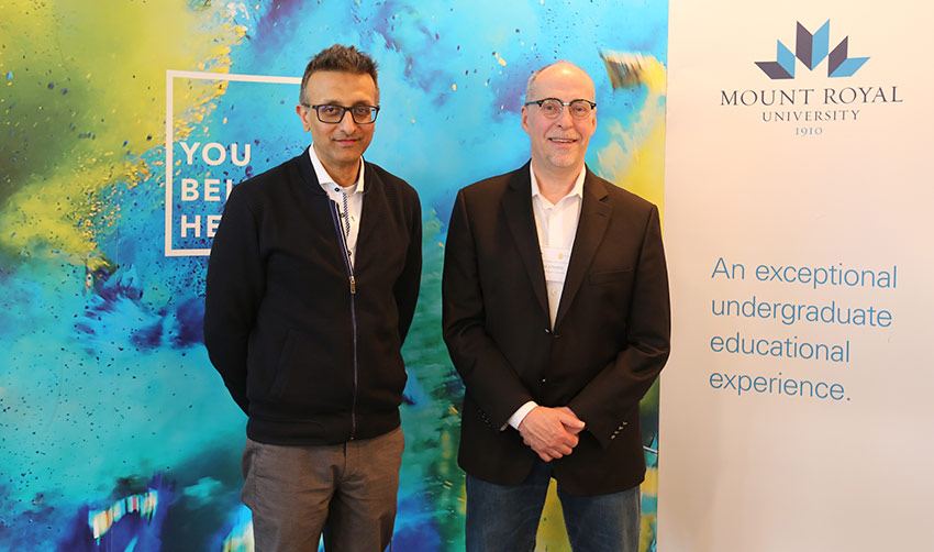 Karim Dharamsi and Jim Zimmer