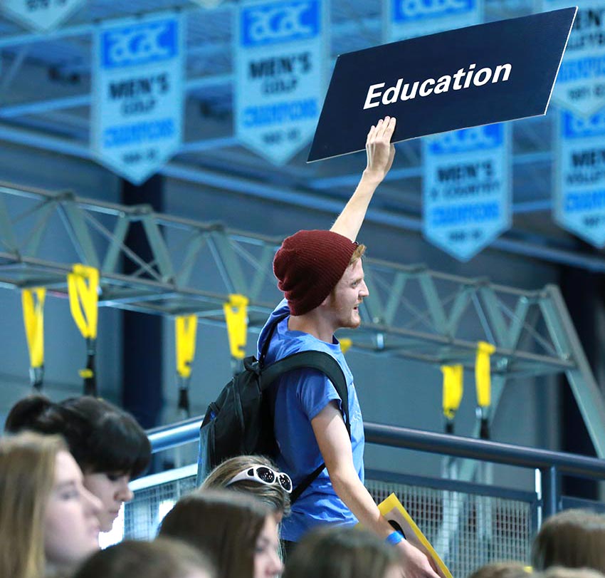 Students attended program orientation