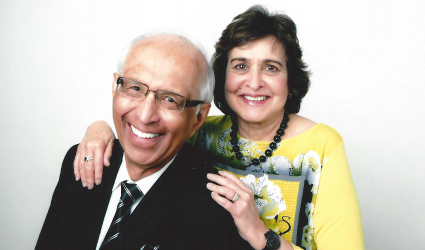 Esmail and Safana Bharwani.