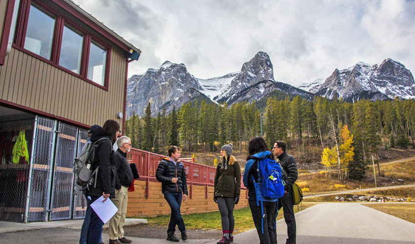 Field trip to Canmore Nordic Centre Provincial Park during 2016 Leadership Program