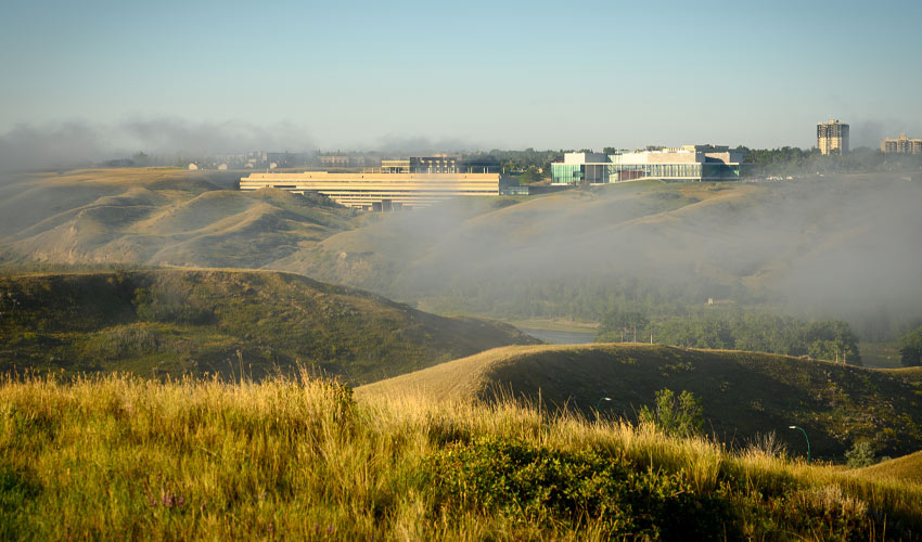 Photo of the University of Lethbridge.