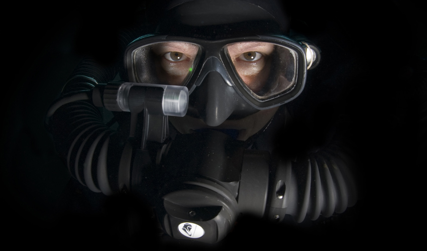 Photo of cave diver Jill Heinerth.