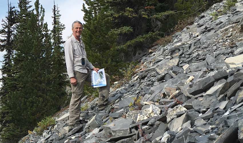 Canada’s famous Burgess Shale is located on Mount Stephen in Yoho National Park.