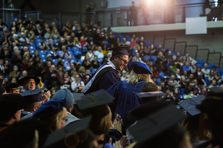 Honorary Degree recipient Kelly Hrudey
