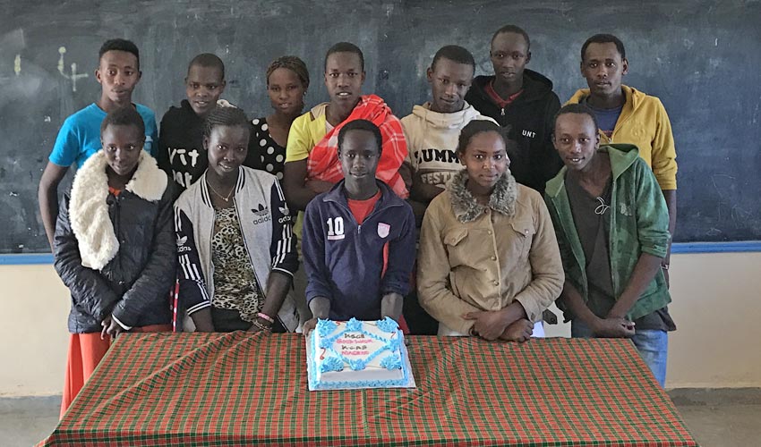 Kenyan students benefited from help from MRU student Victoria Kuefler