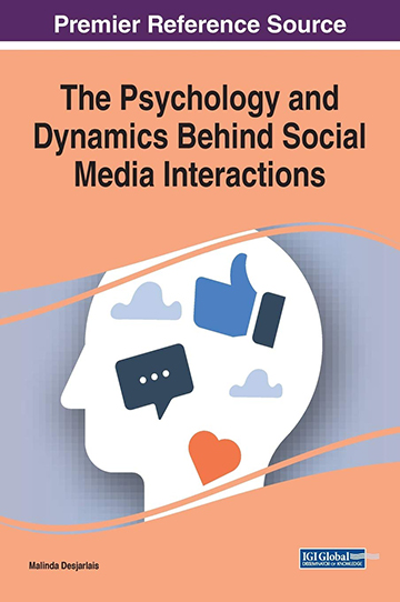 The Psychology and Dynamics Behind Social Media Interactions book cover.