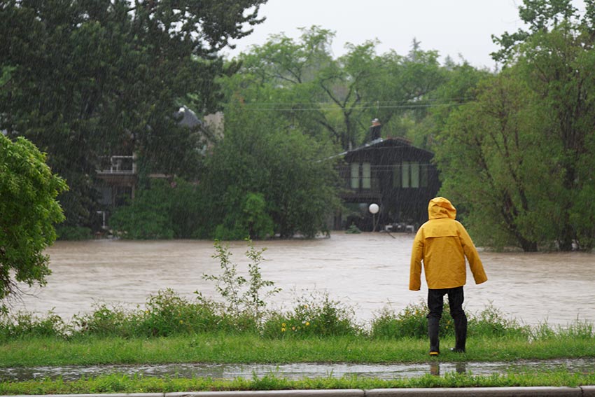 rising river in calgary
