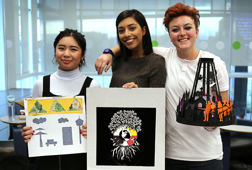 Nikka Peredo, Jasdeep Ubhi and Stefania Polga