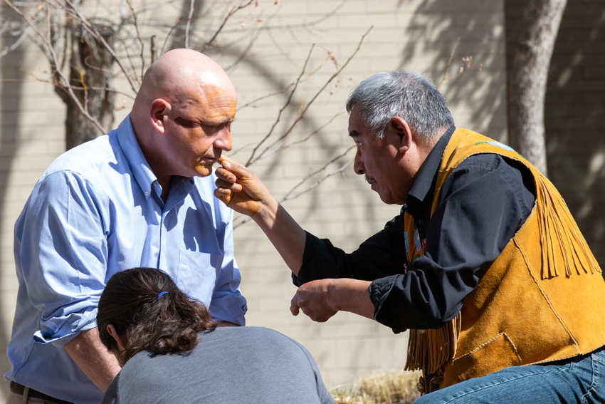 Smudging ceremony