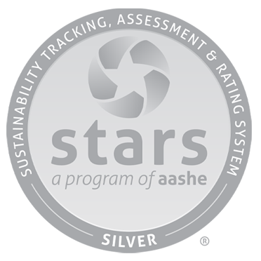 Image of the Sustainability Tracking, Assessment and Rating System silver seal.