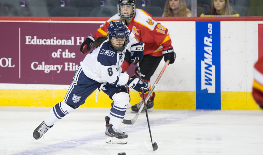 Mount Royal Cougars women's forward Tianna Ko.