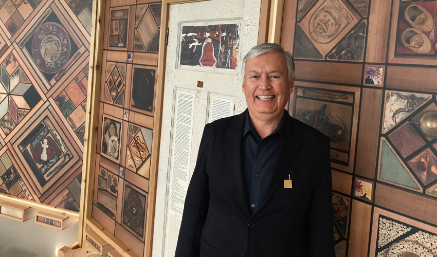 Photo of John Fischer, director of the Iniskim Centre and executive advisor, Indigenization, at MRU.