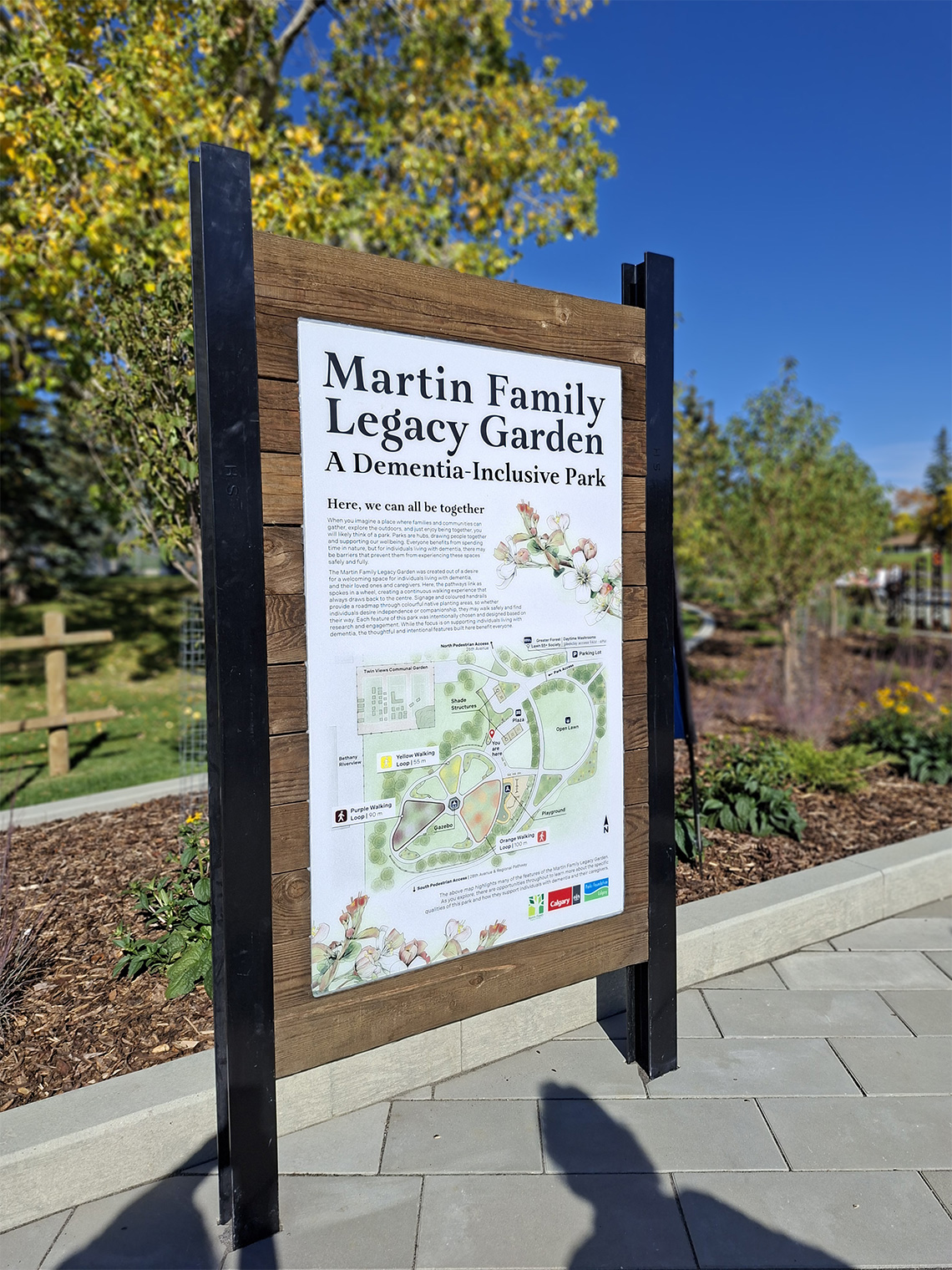 A garden showcasing various plants and flowers, symbolizing a legacy and nature.