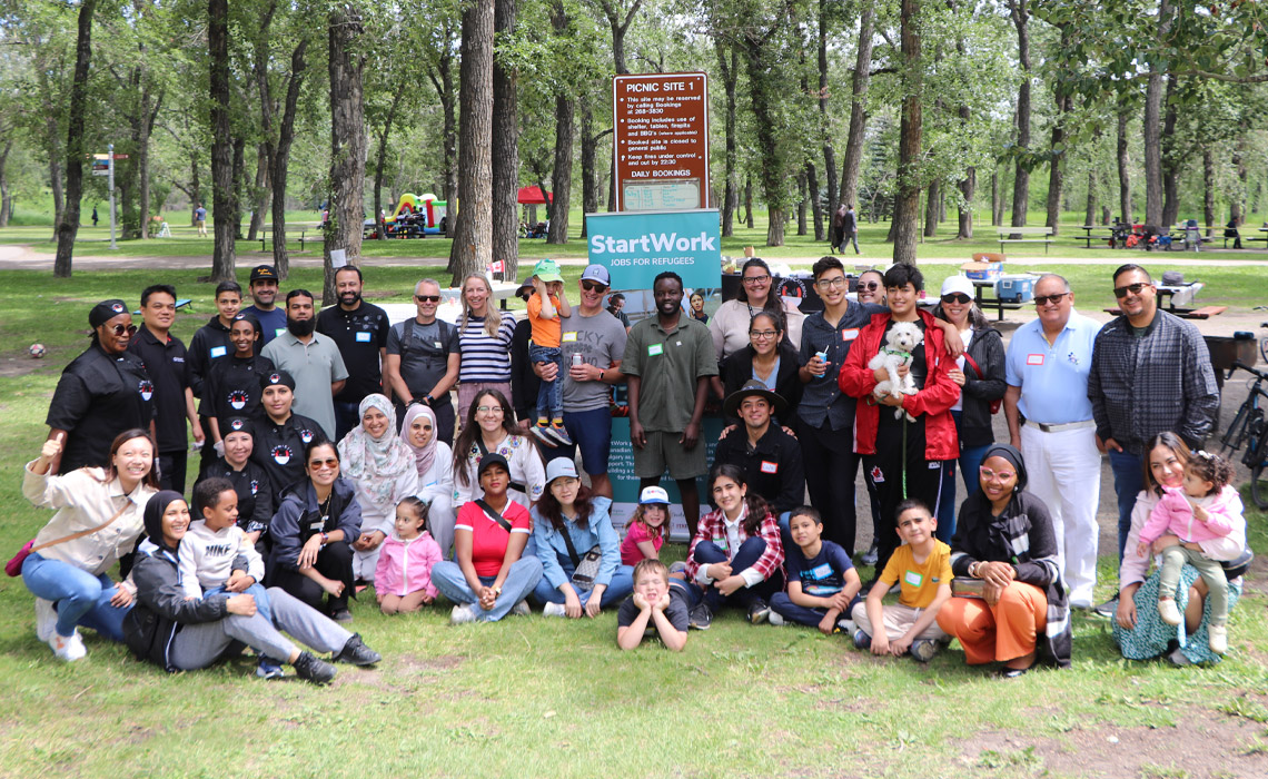 Members of the inaugural StartWork cohort were able to choose from one of four career paths.