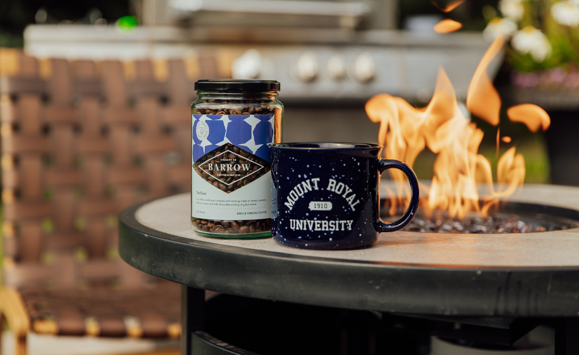 A locally rooted coffee roasting company, Barrow, started by MRU alumni Ryan Wenger.