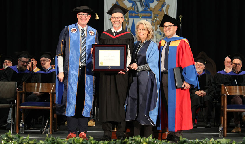 Dr. Richard Harrison, PhD, received the Governor General's Literary Award for Poetry in 2017.