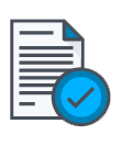 icon of a page with a checkmark