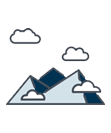 icon of a mountain