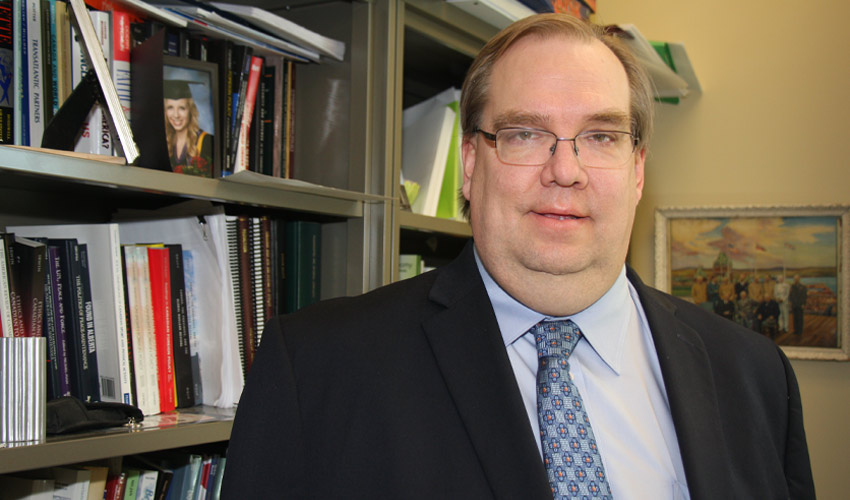 Duane Bratt, PhD, policy studies professor in MRU’s department of Economics, Justice and Policy Studies.