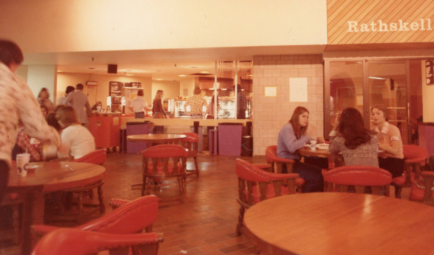 The Rathskeller was MRC’s first on-campus bar.