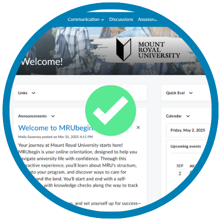 Landing page of mrubegin