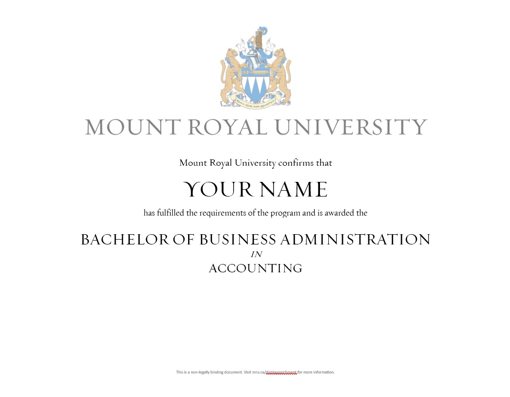 Example of a personal display parchment