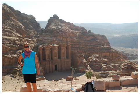 Laura Wettstein in Petra