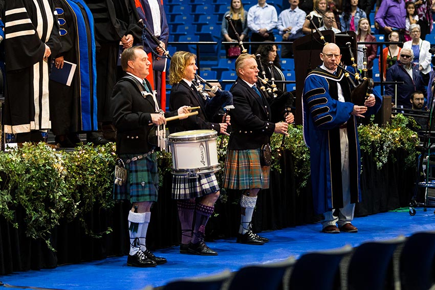 Pipers and David Docherty, PhD