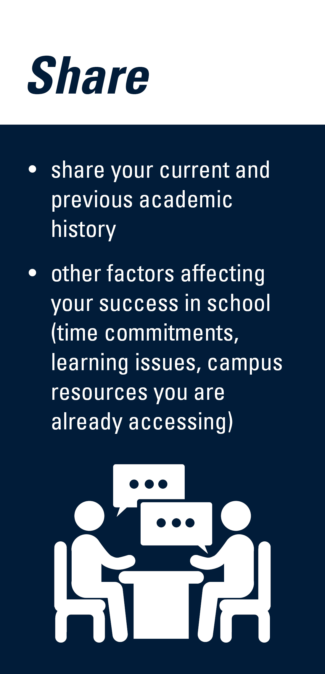 Student Responsibilities Academic Advising - Share