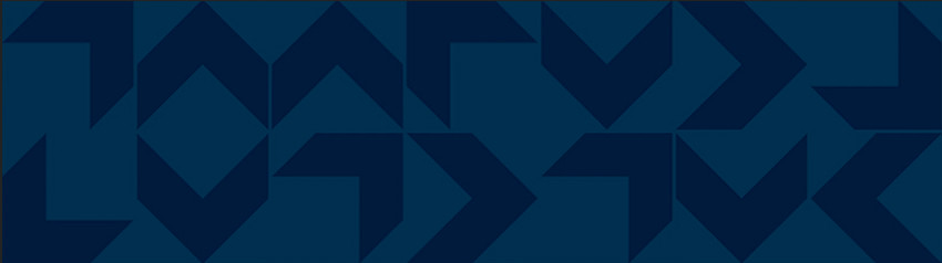 A pattern of navy blue chevrons on a lighter navy background.