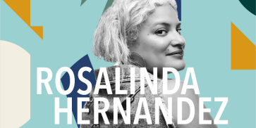 Rosalinda Hernandez and a variety of coloured shapes.