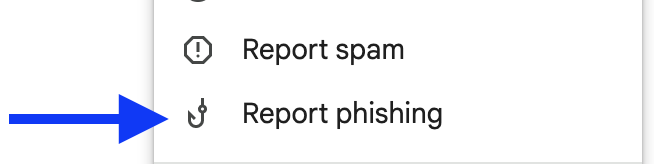 phishing button