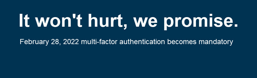 MFA becoming mandatory
