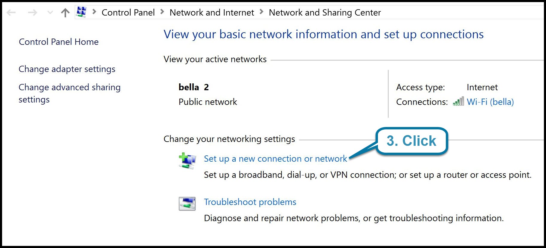 Windows 10 Manual Setup Step2